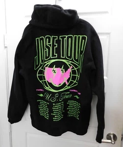 J. Balvin Jose 2022 Tour Hoodie Sweater Size Men's Large Pullover Neon Concert - Picture 1 of 3