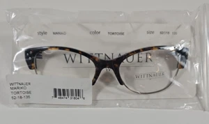 Wittnauer Eyeglasses, Frames Only, Mariko, 52-18-135, Tortoise - Picture 1 of 5