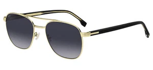 Boss BOSS 1723/S GOLD BLACK/ GREY SHADED 56/20/150 men Sunglasses - Picture 1 of 3