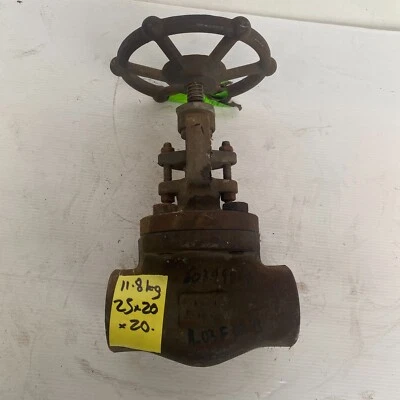 Bonney Forge 2" Globe Valve Class 800 A105 Body 13CR Disc Seat DN50 Socket Weld - Image 1 of 4