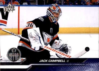 2023-24 Upper Deck Series 1 #72 Jack Campbell Edmonton Oilers - Image 1 of 2