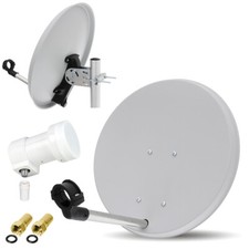 HDTV HD Digitale SAT Anlage 40cm Satelliten Spiegel Schüssel OPTICUM LNB Camping