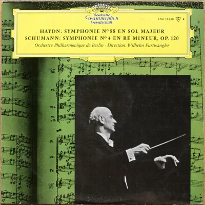 HAYDN • SYMPHONIE N° 88 • SCHUMANN • SYMPHONIE N° 4 • FURTWANGLER • LP • EX/NM- - Photo 1/4