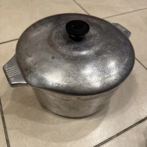 Wagner Ware Sidney O Magnalite 4249 Round Dutch Oven Stock Pot 6 Qt with Lid VTG - Picture 1 of 17
