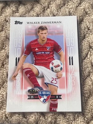 2017 Topps MLS #155 Walker Zimmerman - 24 Under 24 **Rookie** Card [USMNT - Image 1 of 3