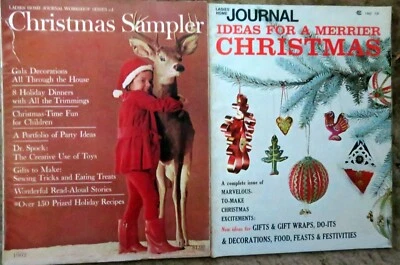 LADIES HOME JOURNAL Magazine - Two (2) Vintage December/Christmas Vintage Issues - Image 1 of 3