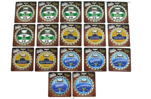 Bottle Buster Personalized Bottle Opener Fridge Magnet Coaster Steel 17 Choices - Picture 1 of 35
