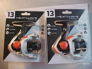 2 NEW FISHING 13 HEATWAVE REELS FOR ROD JIGS SPINNING 100 ULTRA LIGHT 5.2:1 - Picture 1 of 8