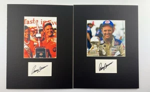Tarjeta de índice enmarcada autografiada firmada por Benny Parsons + certificado de autenticidad NASCAR DRIVER (2) - Imagen 1 de 9