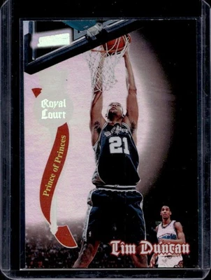 1997-98 Topps 98 Stadium Club Tim Duncan Royal Court RC Rookie #RC11 Spurs - Image 1 of 2