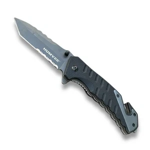 Humvee Spring Assisted Folding Knife- Tanto Blade, EDC, Multi-Purpose - Picture 1 of 8
