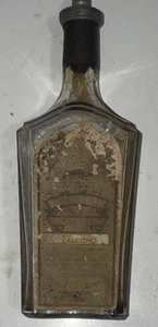 Late 1800's Vogue Perfumery  N.Y. 6 OZ Bottle W/metal Lid - Picture 1 of 9