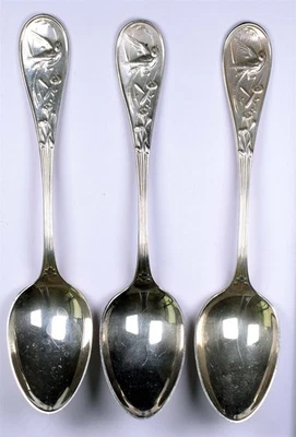 3 cucharas de patrón japonés Tiffany de 7 1/4" Foto 1 de 4