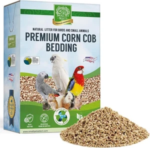 Small Pet Select 100% Natural Corn Cob Bedding for Pets 12lb, brown  - Picture 1 of 6