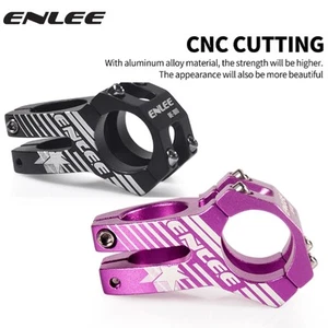 ENLEE Stelo Manubrio Corto Bici 31,8mm 45mm Lega Alluminio 1-1/8" Bici Strada - Foto 1 di 16