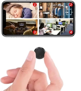 Aufgerüstete 4K WiFi Mini Überwachungskamera, Kompakte Innen/Außen Überwachungskamera... - Bild 1 von 6
