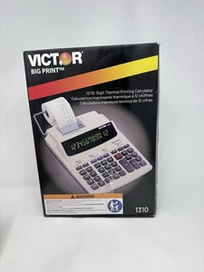 VICTOR 1310 Big Print Commercial Thermal Printing Calculator - White - Picture 1 of 10