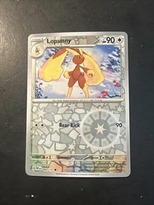 2025 Scarlet Violet Prismatic Evolutions Reverse Holo Foil Lopunny 84 /131 - Picture 1 of 2