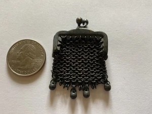 ANTIQUE CHAINMAIL MESH HANDBAG PURSE/COIN PURSE - Early Century - Picture 1 of 4
