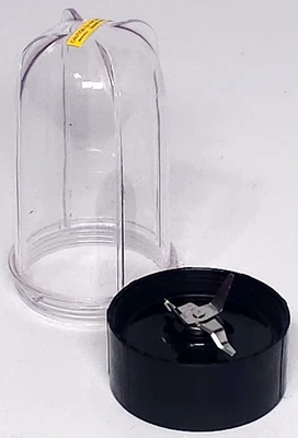 Magic Bullet 6" Tall Cup 16oz with Cross Blade Base Combo Set Replacement Part - Image 1 of 4