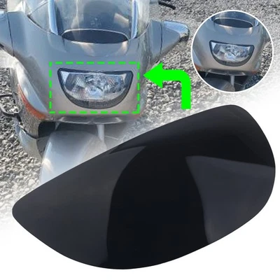 Черный чехол-протектор объектива фары ABS для мотоцикла BMW K1200LT - Изображение 1 из 4