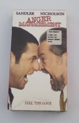 Anger Management (Factory Sealed VHS 2003) Adam Sandler Jack Nicholson COMEDY - Image 1 of 4