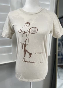 Tennis Pro T-Shirt Damen Gr. XS Vero Beach Fitted Top Beige Mo & Co Pickle Ball - Bild 1 von 15