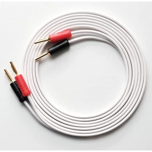 Cable de Altavoz QED 79 Hilo OFC BLANCO AIRLOC ABS Banana Plugs Terminado ÚNICO - Imagen 1 de 16