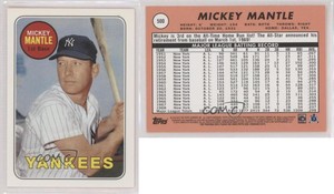 2010 Topps The Cards Your Mom Threw Out Original Back Mickey Mantle #500.3 HOF