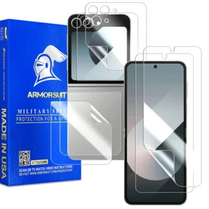 ArmorSuit 2+2 Pack Full Body Skin  for Samsung Galaxy Z Flip 6 (2024) - Picture 1 of 8