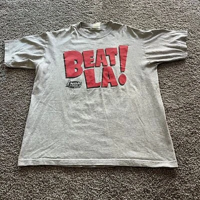 Винтажная футболка 2001 Philadelphia 76ers финал НБА бит LA Majestic размер L Sixers - Изображение 1 из 4