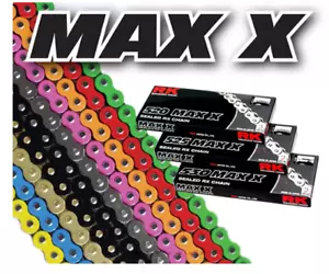 Kawasaki H2/H2R 2015-2023 RK MAX-X RX-Ring 150 Link Chain  525 Pitch Natural - Picture 1 of 6