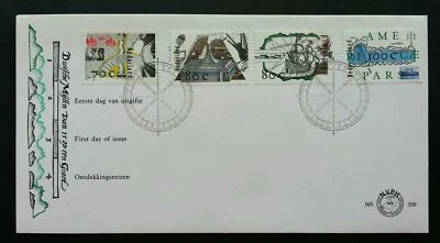 [SJ] Holland Voyages Of Discovery 1996 Maritime Ship Sailboat Netherlands (FDC) - Image 1 of 4