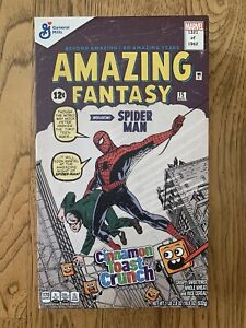 Cinnamon Toast Crunch Spiderman Cereal - 1962 Amazing Fantasy 15 🕸️ IN HAND NOW