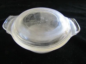 Vintage Small Glass Anchor Hocking Fire King Pyrex Dish With Lid Made in USA - Bild 1 von 7