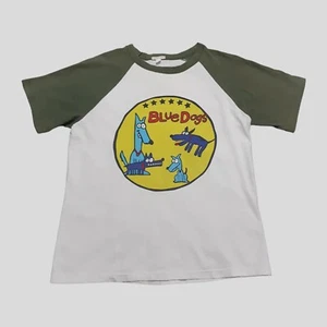 Vintage Rare 90s Number Nine T Shirt Blue Dogs Large - Bild 1 von 7