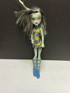 2016 Mattel Monster High Frankie Stein Doll Emoji Dress Daughter Of Frankenstein - Picture 1 of 2