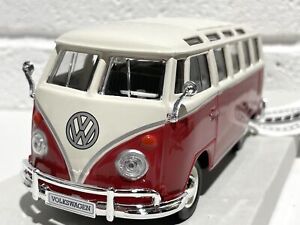 Volkswagen Van Splitty Campervan Samba Bus 1:25 Model Kids Dads Birthday Gift