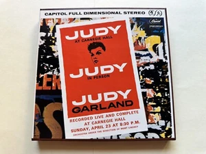 Judy Garland: Judy At Carnegie Hall (1961) Reel 7 ½ ips 4-Track Stereo Excellent - Imagen 1 de 4