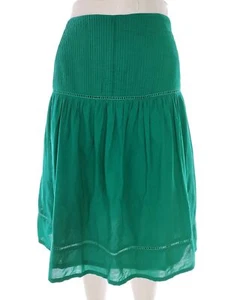 H&m T. 36 Verde Midi Falda línea A Algodón 100% - Imagen 1 de 5