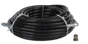 Schieffer 3/8" x 100' 4000 PSI Thermoplastic Sewer Jetter Hose & 8.0 Nozzle - Picture 1 of 6