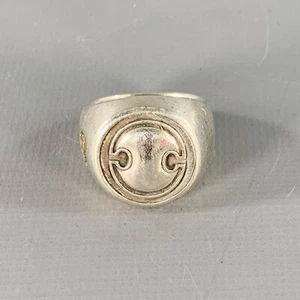 DAVID YURMAN Ring Size 10 Sterling Silver Signet Ring - Picture 1 of 3