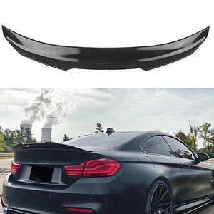 Rear Trunk Spoiler Wing Lip For BMW F30 M3 3 Series PSM Carbon Fiber Look 1pc - Picture 1 of 9