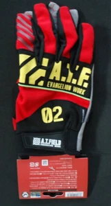 Red Gray Gloves LL – A.T.FIELD Evangelion Unit-02 Model Work Japan Exclusive New - Picture 1 of 6