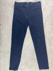 Pantalones de mezclilla para mujer Liverpool talla 27x25,5 (medidos) tobillo ajustados tiro bajo lavado índigo - Imagen 1 de 3