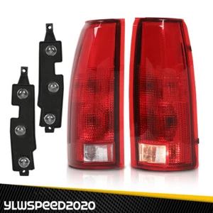 Fit For 88-98 Chevy K1500 Set of 2 Tail Light Silverado LH & RH w/ Bulb - Picture 1 of 12