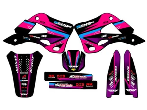 1999-2002 KX 125 SURGE Pink Senge kit de gráficos compatible con Kawasaki - Imagen 1 de 10