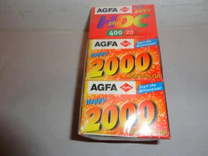 3x AGFA HDC plus Filme 400 - 20 Bilder - Ablaufdatum 7/2001 - OVP !!!!! - Bild 1 von 3