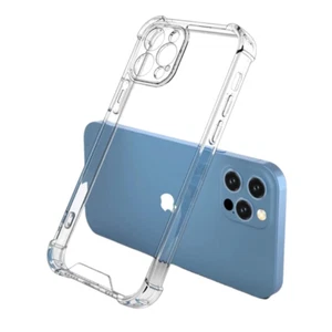 Funda protectora transparente no amarillenta para iPhone 16 15 14 13 12 11 Pro Max 8 7 6 - Imagen 1 de 13