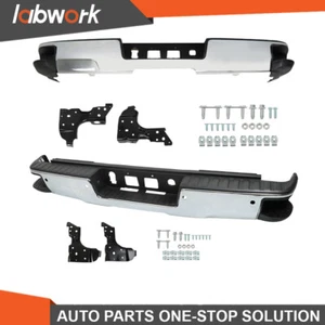 Labwork Chrome Rear Bumper Assembly For 2014-18 Chevy Silverado/GMC Sierra 1500 - Picture 1 of 24
